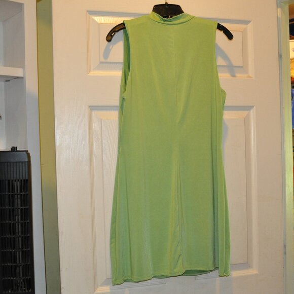 Lulu's Dress Size XL Spring Green Fit and Flare Sleeveless Casual Wedding Guest - Picture 2 of 5